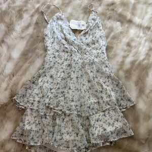White floral altard state romper